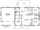 Floor plan shows the layout of the home, including the garage, bedrooms, living room, and kitchen at 328 Burrage Ne Rd, Concord, NC 28025