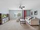 Cozy living room featuring a plush sofa and a neutral carpet at 417 Livingston Dr, Lancaster, SC 29720