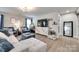 Cozy living room with contemporary design and decor at 4511 Hunton Dale Nw Rd, Concord, NC 28027