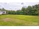 Expansive backyard with ample green space and mature trees creating a serene and private setting at 4630 Irish Potato Rd, Kannapolis, NC 28083