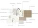 Showcasing a curated selection of modern interior finishes, including cabinetry, flooring, tiles and hardware at 507 Webster Ln, Cramerton, NC 28032