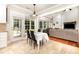 Charming dining area with natural light and easy access to the outdoor space at 10106 Silverling Dr, Waxhaw, NC 28173