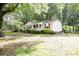 Lovely single-story home with a covered porch, nestled in a lush green yard with mature trees at 1270 N Enochville Ave, China Grove, NC 28023