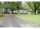 Cozy home with a long driveway leading to a detached garage, all nestled among mature shade trees at 1270 N Enochville Ave, China Grove, NC 28023