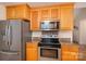 Well-equipped kitchen features stainless steel appliances and ample cabinetry at 1483 Dawnview Ln, Lincolnton, NC 28092