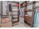 This spacious walk-in closet features custom shelving and ample storage space for clothes and shoes at 151 Outrigger Ln, Troutman, NC 28166