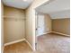 Bedroom featuring plush carpet and a view into another room or closet at 1625 Damascus Cir, Conover, NC 28613