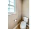 Powder room featuring a standard toilet fixture and convenient location at 1625 Damascus Cir, Conover, NC 28613
