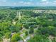 Stunning aerial view of 1645 Brookdale Ave, surrounded by lush greenery and a glimpse of the city skyline at 1645 Brookdale Ave, Charlotte, NC 28210