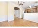 Open dining area with hardwood floors and easy access to the kitchen at 181 Singleton Rd, Mooresville, NC 28117