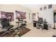 This is a bedroom with fun musical decor, carpeted floors, and neutral walls and trim at 188 Lilac Mist Loop, Mooresville, NC 28115