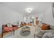 Inviting living room with comfortable seating, stylish decor, and hardwood floors at 201 N Dotger Ave # C8, Charlotte, NC 28207