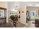 Open concept living room flows into the kitchen with hardwood floors and abundant natural light at 209 Mcfadden St, Rock Hill, SC 29730