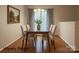 Dining room with table, chairs, and art at 228 31St Avenue Ne Ct, Hickory, NC 28601