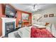 Cozy living room with a fireplace, stylish decor, and comfortable seating, creating an inviting and relaxing atmosphere at 288 Sand Paver Way # 50, Fort Mill, SC 29708