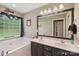 This bathroom features a double sink vanity, and a soaking tub at 320 Bluegill Ln, Statesville, NC 28625