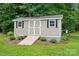 A charming outbuilding features painted siding, white trim, and a ramp for easy access at 320 Bluegill Ln, Statesville, NC 28625