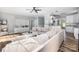 Bright living room features an open floor plan with seamless kitchen access and modern finishes at 3902 Mcgee Point Rd, Terrell, NC 28682