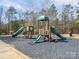 Community playground featuring various structures with slides and climbing features, providing outdoor recreation at 714 Deerbrook Ln, Tega Cay, SC 29708