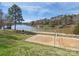Lakefront volleyball court offers a fun and active way to enjoy the community's beautiful waterfront at 714 Deerbrook Ln, Tega Cay, SC 29708