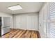 The room has hardwood floors, a stainless steel refrigerator, and plenty of closet space at 729 Tenth Ne Ave, Hickory, NC 28601