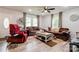 Cozy living room with wood-look flooring, filled with natural light, providing a comfortable gathering space at 812 Kings Rd, Shelby, NC 28150