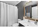 Updated bathroom featuring a modern vanity, neutral tones, and a shower at 999 Rushing Ln # 13, Fort Mill, SC 29715