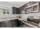 Kitchen with stainless steel appliances and dark cabinets at 999 Rushing Ln # 13, Fort Mill, SC 29715