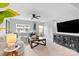 Cozy living room with comfortable seating and a large television at 999 Rushing Ln # 13, Fort Mill, SC 29715