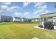 Large backyard with a well-maintained lawn and fenced perimeter at 11116 Godwit Ln, Charlotte, NC 28278