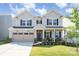 Charming two-story home with a well-manicured lawn and inviting front porch at 11116 Godwit Ln, Charlotte, NC 28278