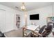 Versatile office space with ample storage, natural light, and contemporary furnishings at 11116 Godwit Ln, Charlotte, NC 28278