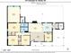 Detailed floor plan showing layout of living spaces, bedrooms, and utilities at 1613 Spangler Dr, Shelby, NC 28150