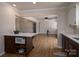 Eat in kitchen with breakfast bar that opens up to the spacious living area at 1613 Spangler Dr, Shelby, NC 28150