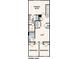 Floor plan of the home's upper level features the primary suite, bedrooms, and laundry at 1913 C Tranquility Cir, Newton, NC 28658