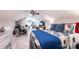 Large, versatile bedroom featuring vaulted ceilings, carpeted floors, and a ceiling fan at 2024 5Th Street Nw Pl, Hickory, NC 28601