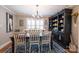 Bright dining room boasts a classic table, decorative hutch, and stylish accents at 2024 5Th Street Nw Pl, Hickory, NC 28601