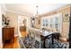 Cozy dining room features a farmhouse-style table, ample natural light, and charming decor at 2024 5Th Street Nw Pl, Hickory, NC 28601