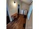 Laundry area features a window, washer, dryer, and desk at 208 S Ransom St, Gastonia, NC 28052