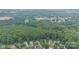 Aerial view showcasing lush green trees, a mix of residential homes, and clear blue skies, blending nature and community at 270 Kilmer Ln, Mooresville, NC 28115