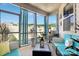 Cozy screened porch with comfortable seating and serene outdoor views at 344 Kennebel Pl, Fort Mill, SC 29715