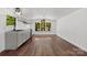 Newly renovated kitchen featuring modern cabinets, stainless steel appliances, and ample counter space at 41042 Dennis Rd, Albemarle, NC 28001