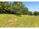 Expansive green yard in a lush, green setting with a clear blue sky at 41042 Dennis Rd, Albemarle, NC 28001