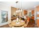 Inviting dining area adjacent to the kitchen and living room, great for entertaining at 5485 Deer Run Ct, Davidson, NC 28036