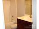 Bathroom featuring tub and shower combination and vanity sink at 9823 Hyde Glen Ct, Charlotte, NC 28262