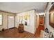 Inviting entryway with hardwood floors and bright natural light at 116 April Ln, Dallas, NC 28034