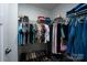 Walk-in closet with ample hanging space and shelving for organized storage at 154 Stella Ln # A, Troutman, NC 28166