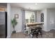 Cozy dining area featuring a stylish table, comfortable seating, and natural light at 154 Stella Ln # A, Troutman, NC 28166
