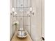 Elegant powder room with decorative mirror, sconces, and vessel sink at 1728 Shadow Forest Dr, Matthews, NC 28105