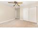Spacious bedroom with a ceiling fan and closet at 237 Lylic Woods Dr, Fort Mill, SC 29715